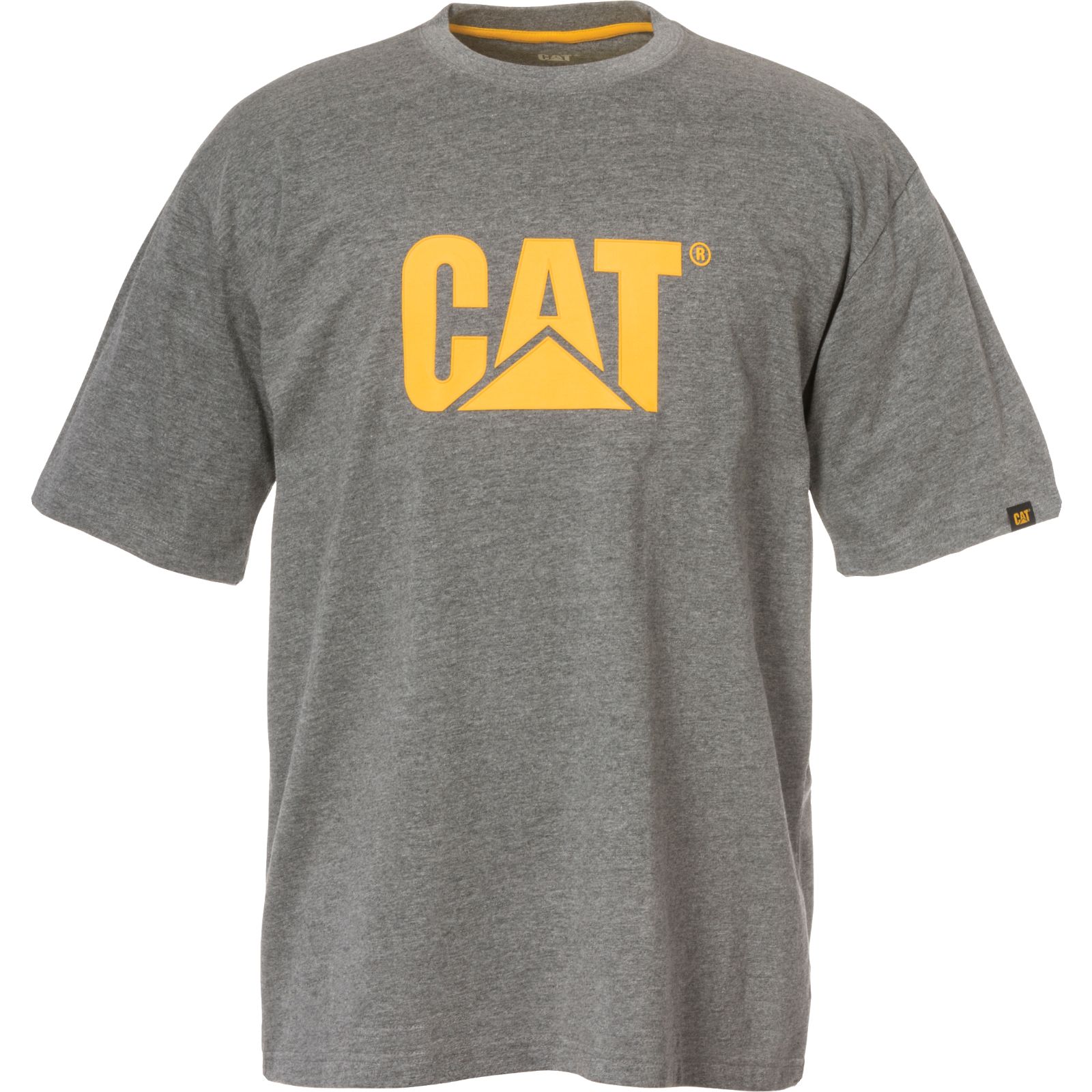 Caterpillar T-Shirts UAE Online - Caterpillar Trademark Mens - Grey MDCWFO084